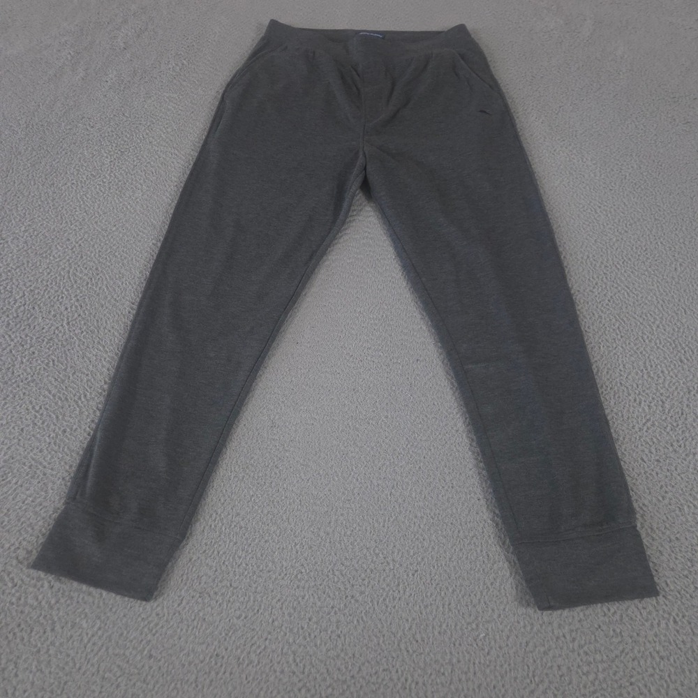 Tommy Bahama Pants Men Medium Gray Tapered Jogger Stretch Poly Rayon Lounge